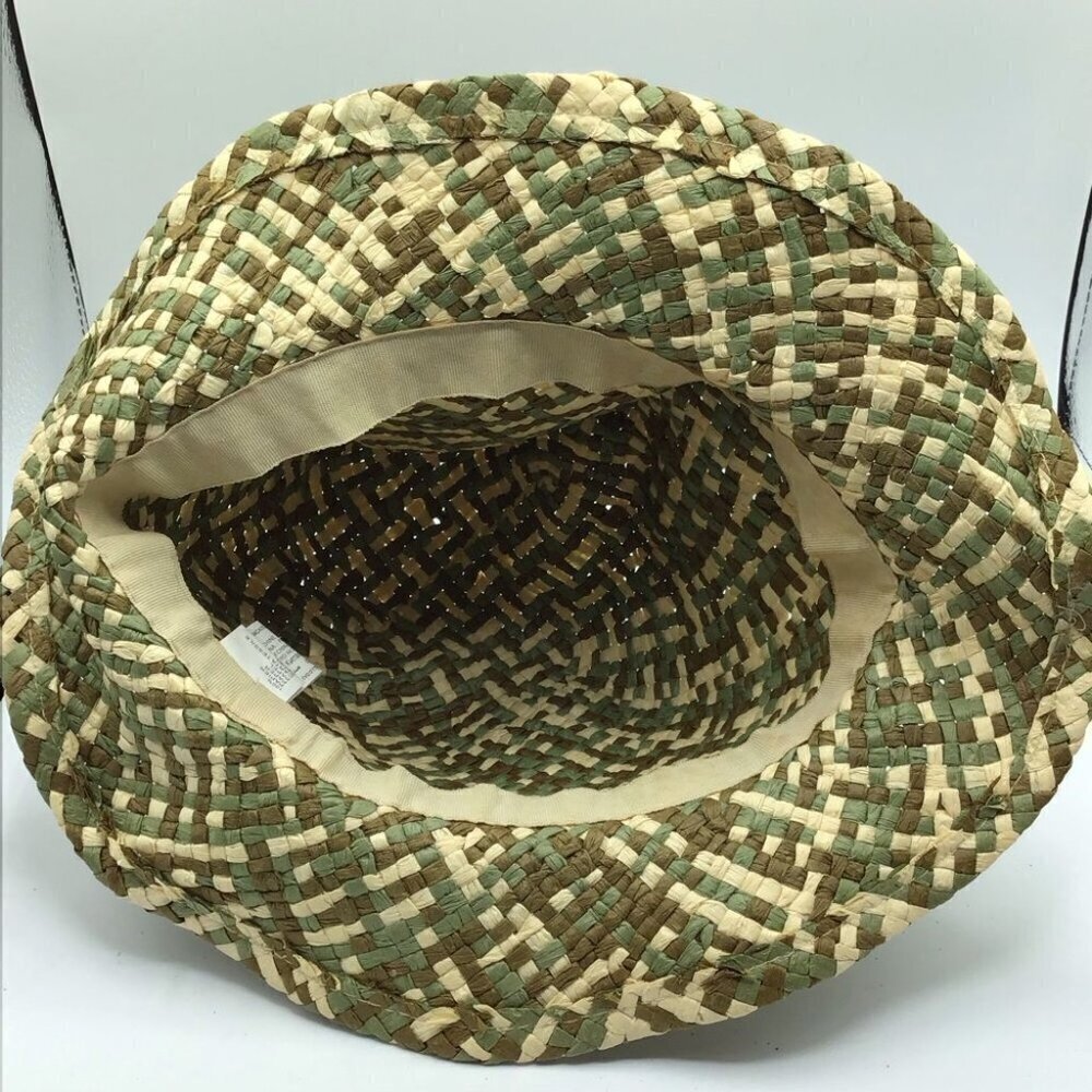 Adjustable French Sun Hat made with 100% Paper and Hand Made From France. - Picture 8 of 11